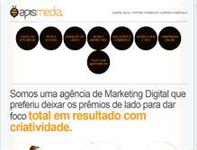Tablet Screenshot of apismedia.com.br